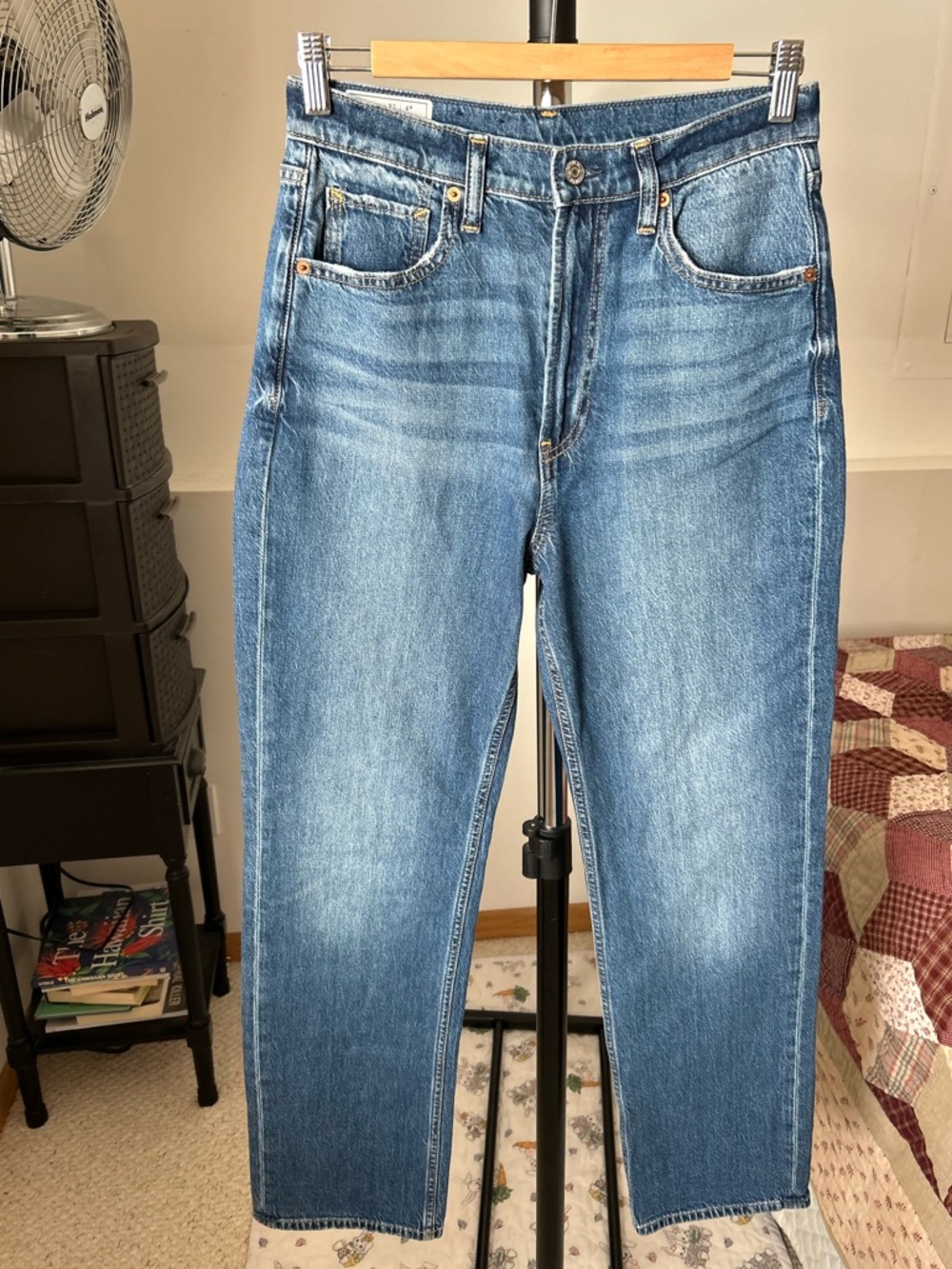 Gap Loose High Rise Straight Jeans 27 4